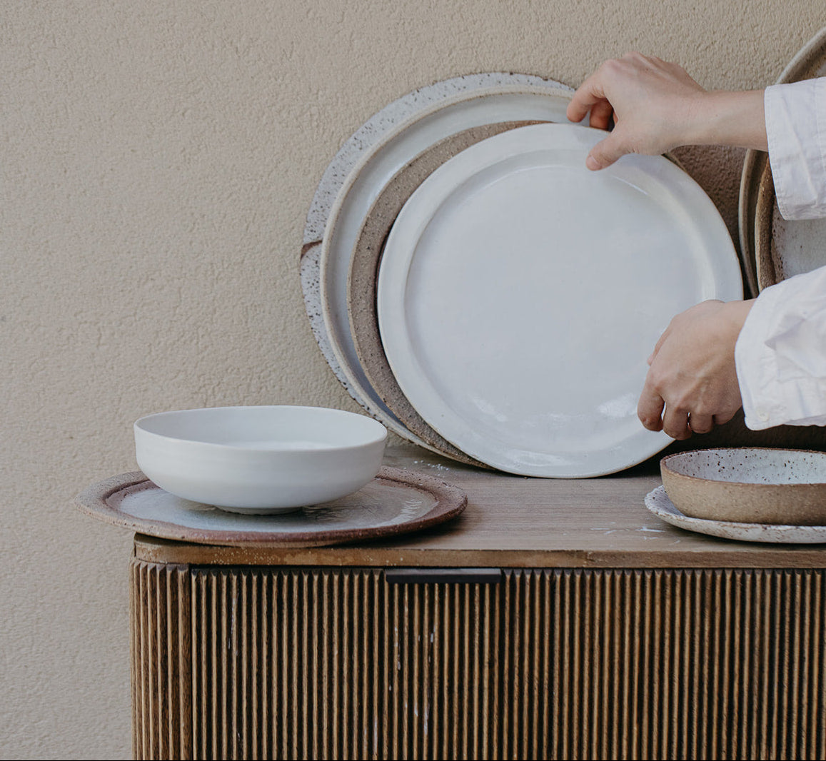 Tall porcelain Bowls- Set of two