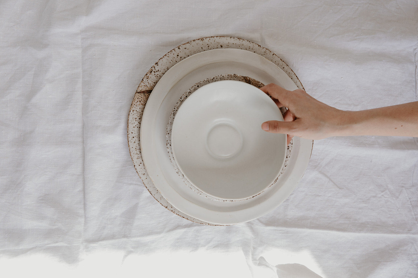 Tall porcelain Bowls- Set of two