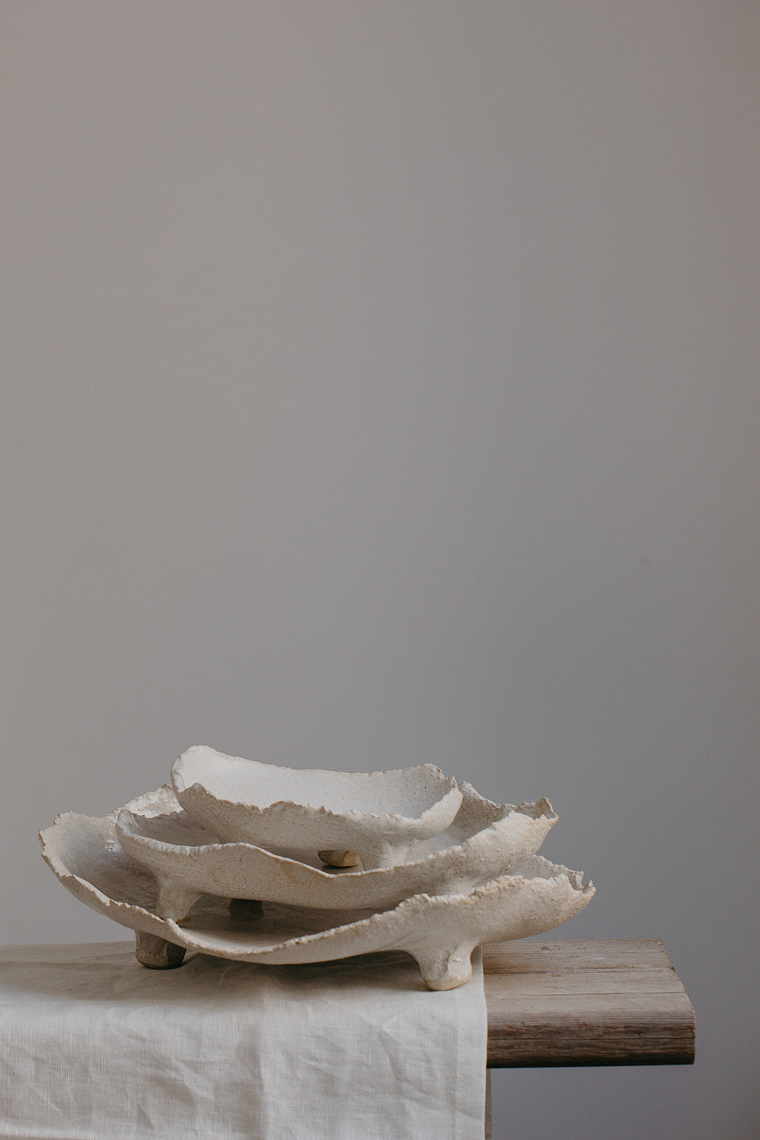 Tripod Stone Serving Dishes