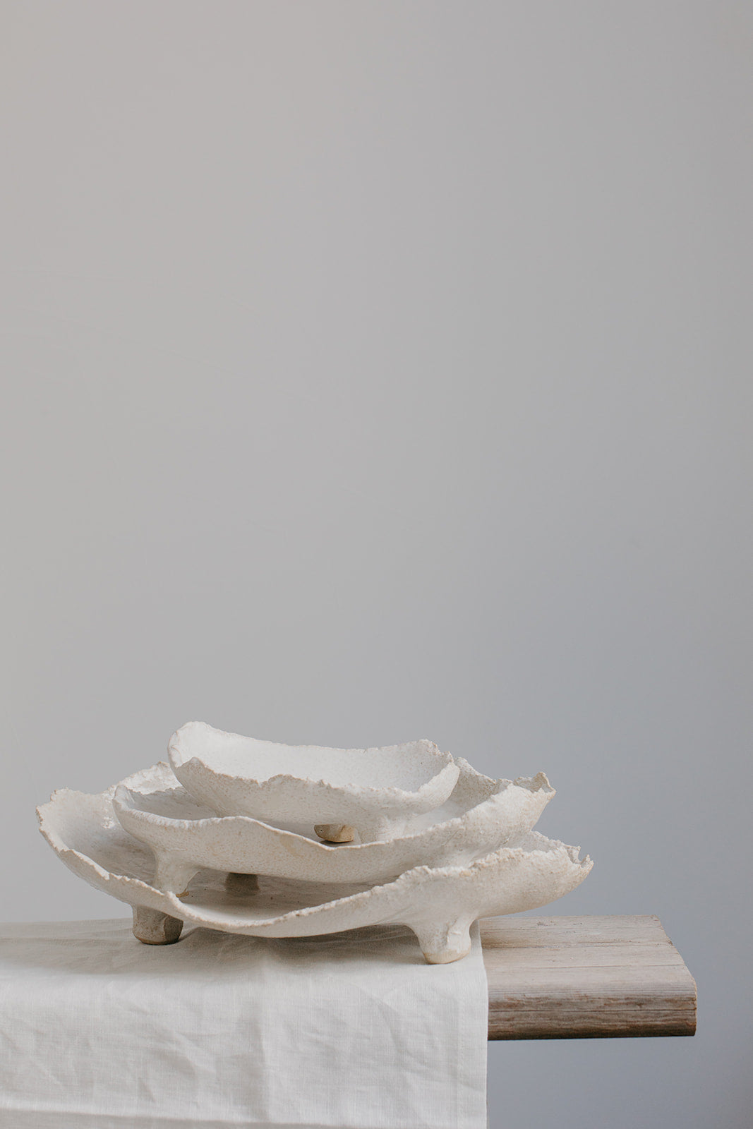 Tripod Stone Serving Dishes