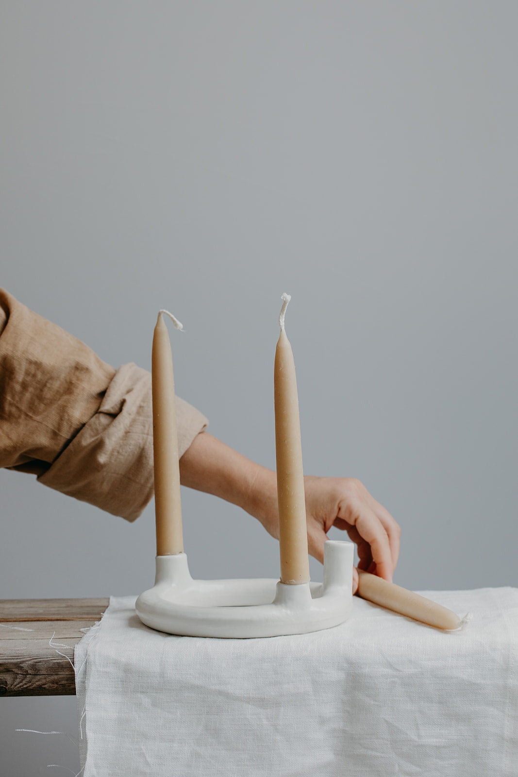 3 Canes Candle Hoop