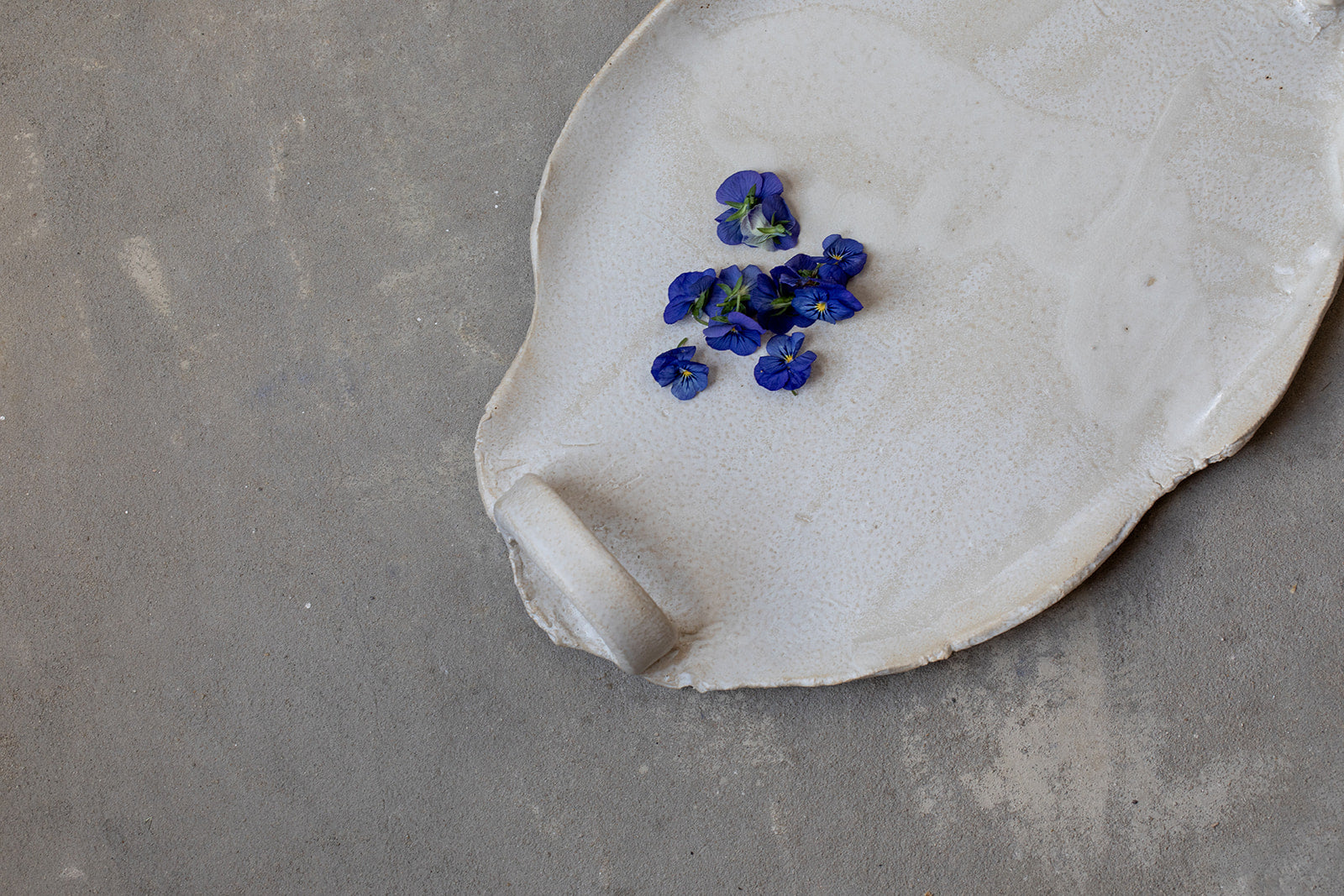 Oval Serving Tray With Handles