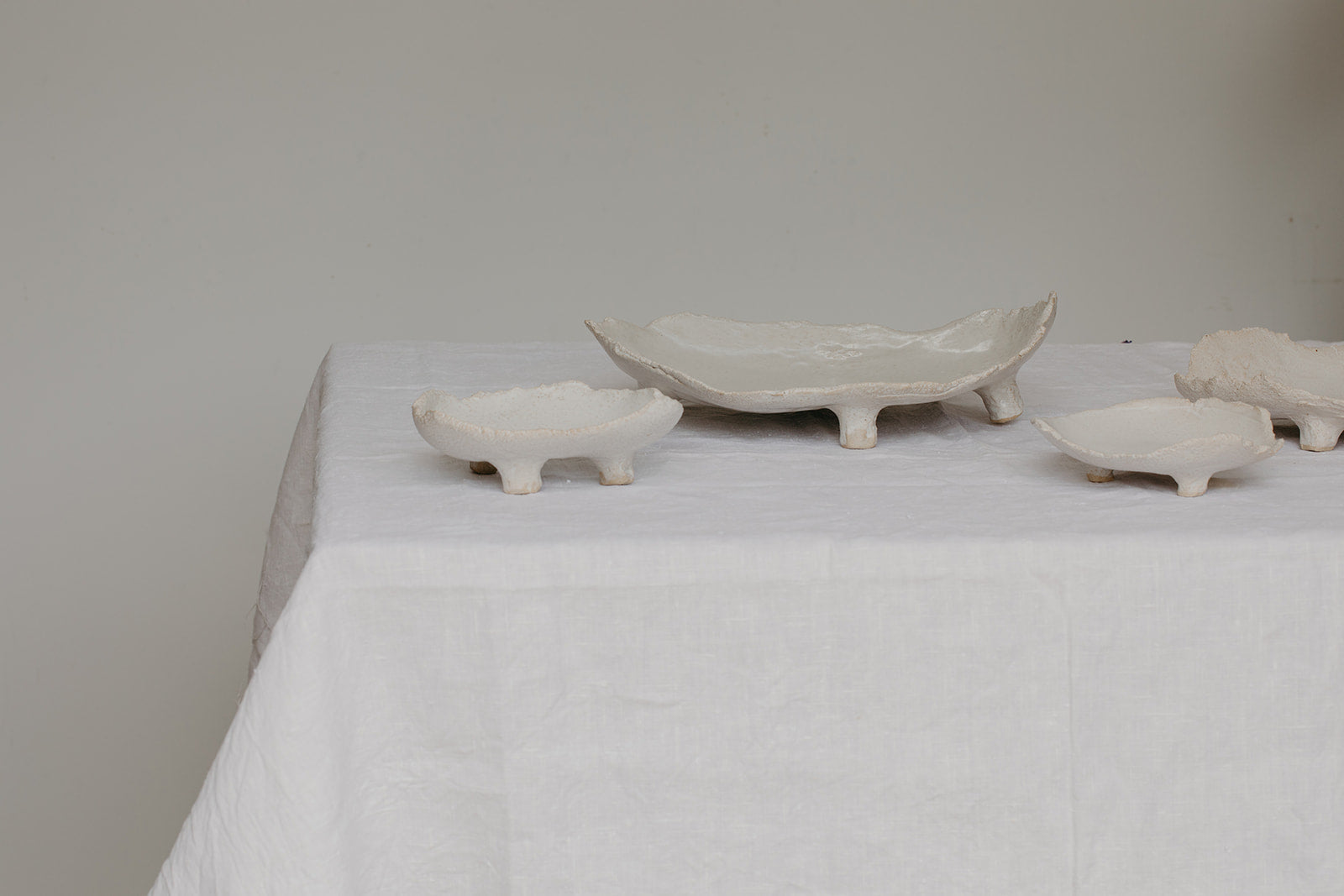 Tripod Stone Serving Dishes