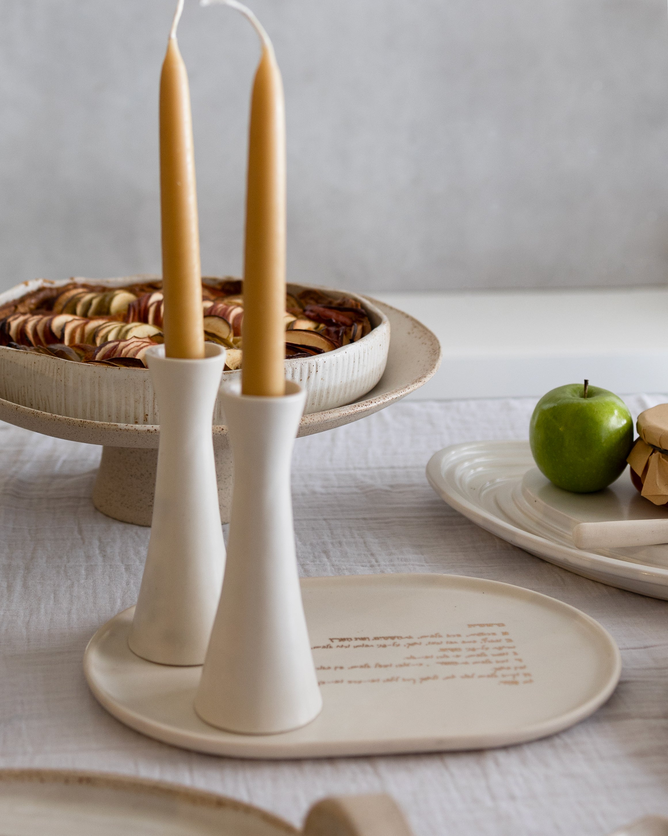 Bundle Bereshit & Sandclock Candleholders