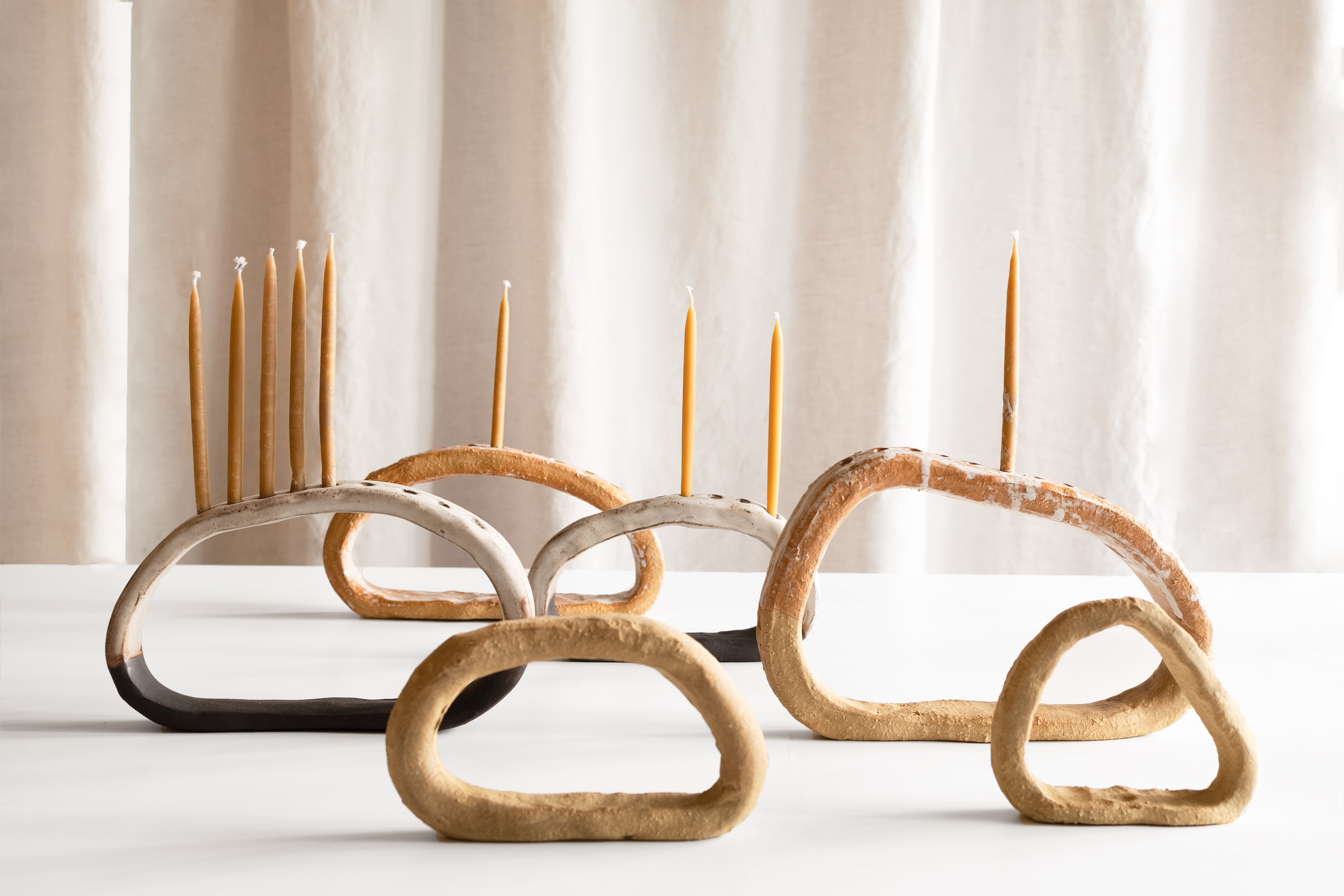 44 Beeswax Candles for Hannukah