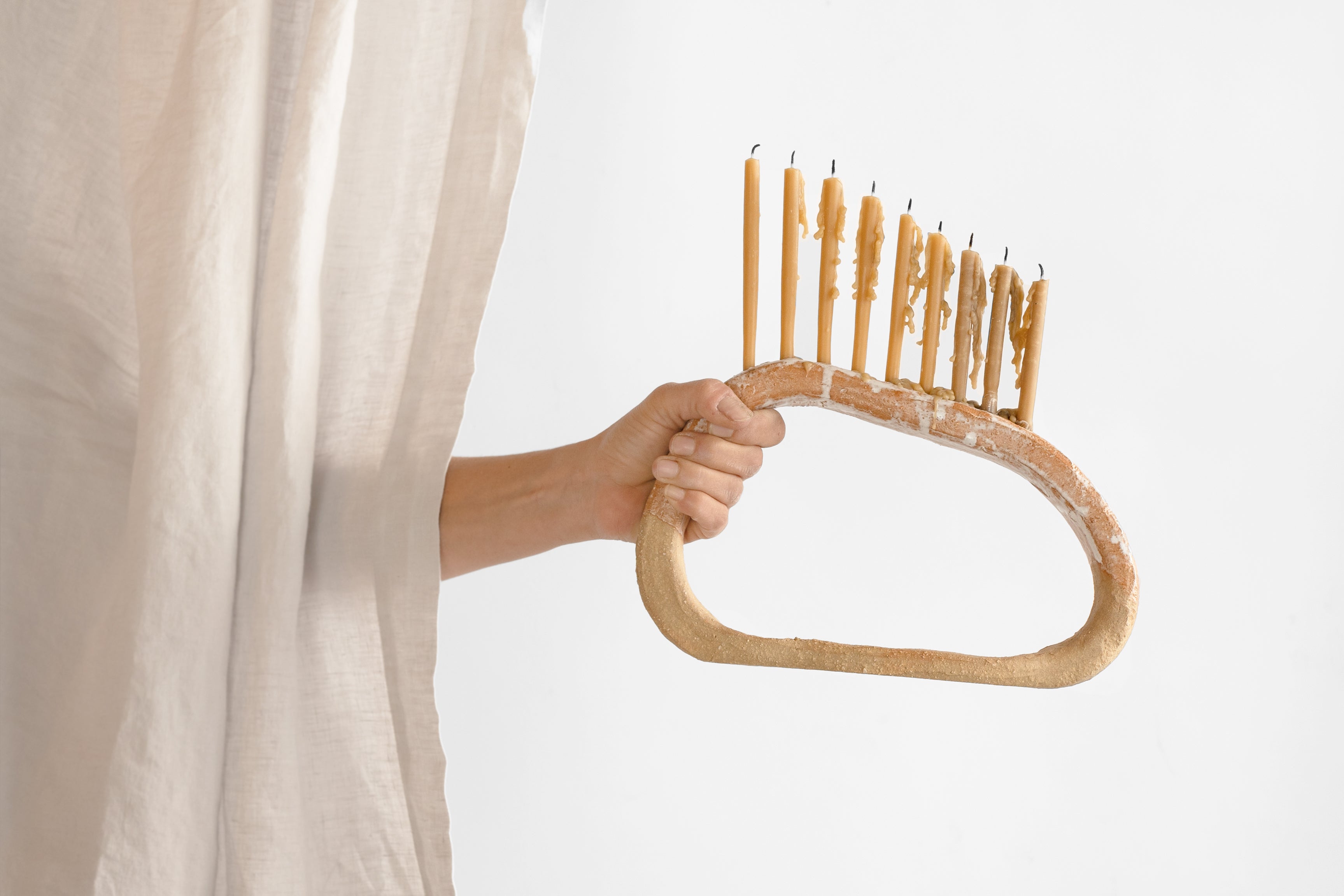 44 Beeswax Candles for Hannukah