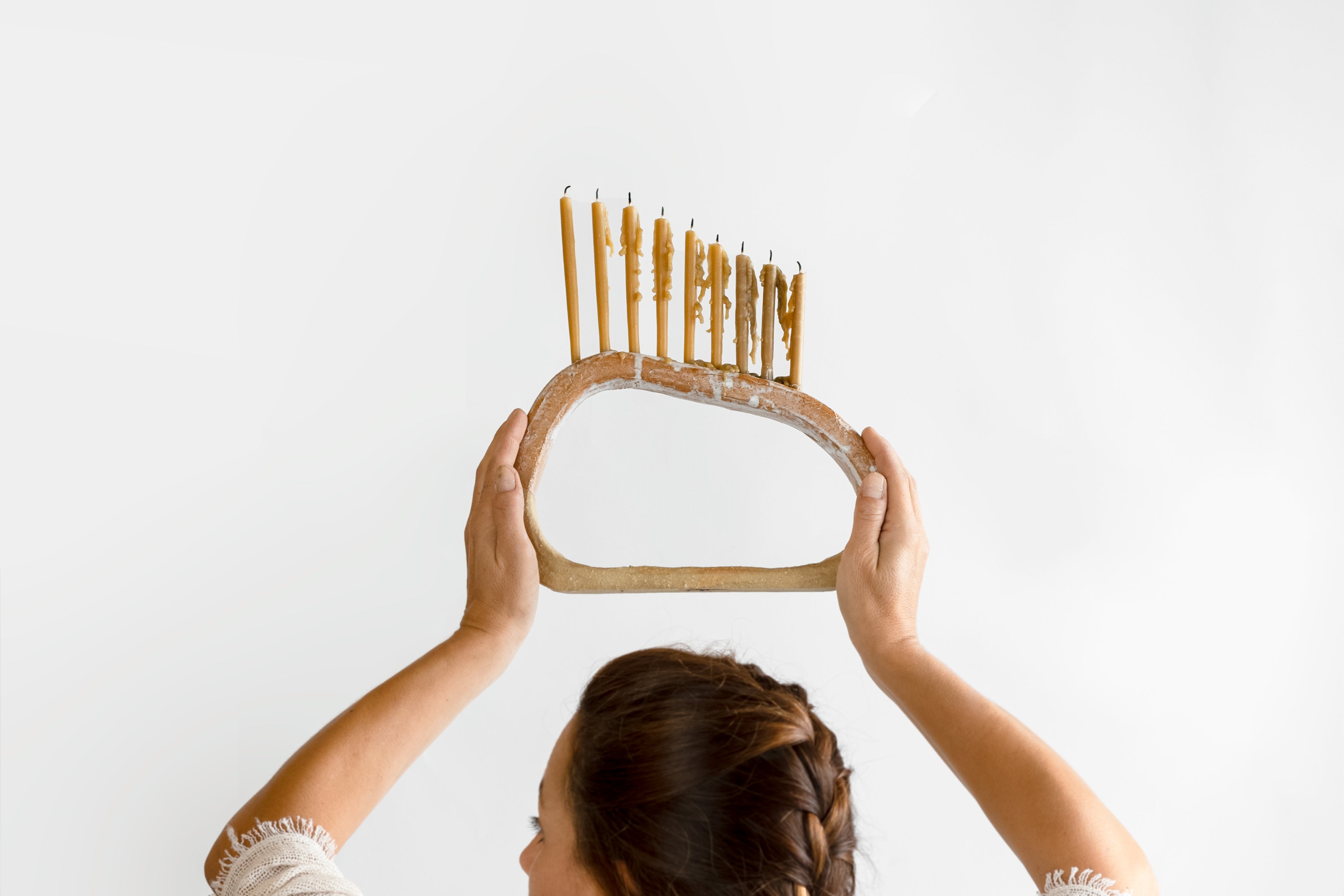 44 Beeswax Candles for Hannukah