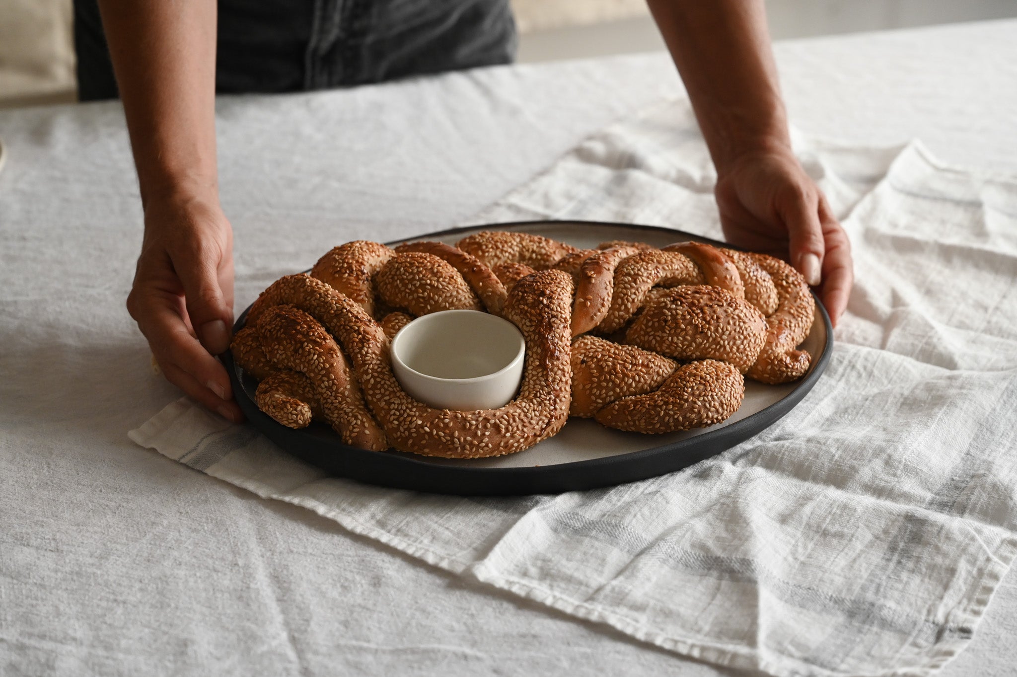 Large Challah Tray