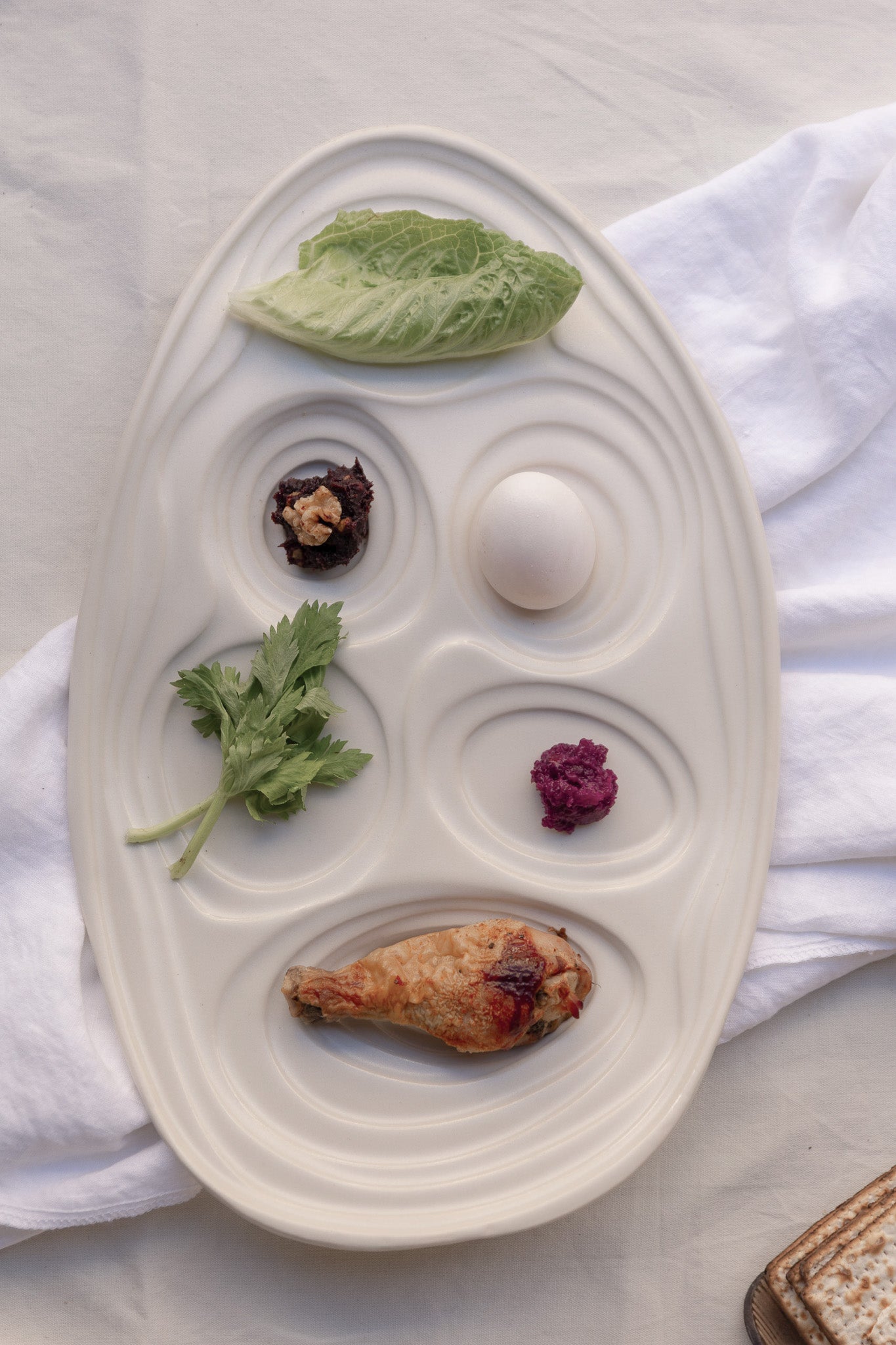 Topography Passover Plate