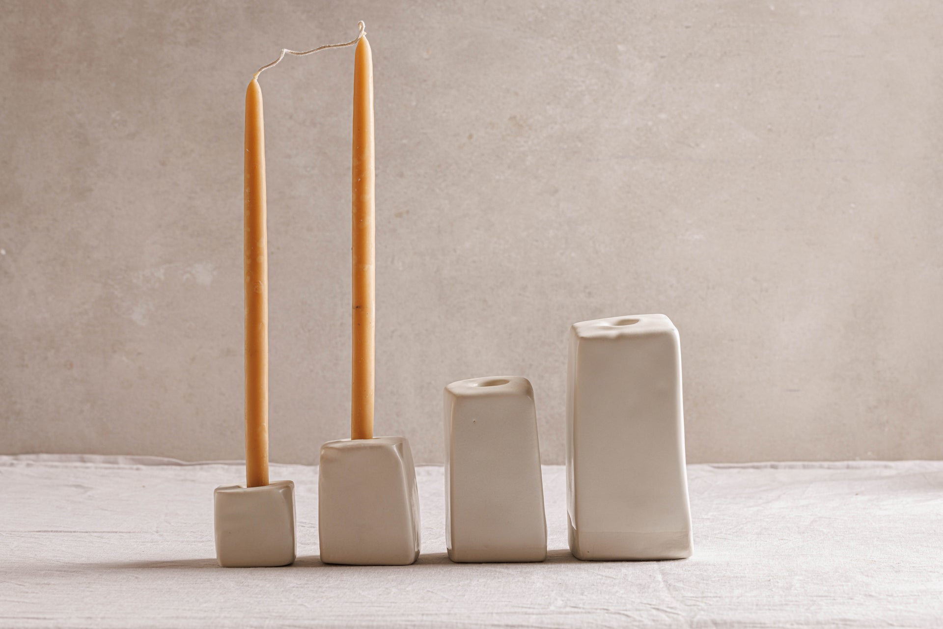 4 Stones Candle Holder
